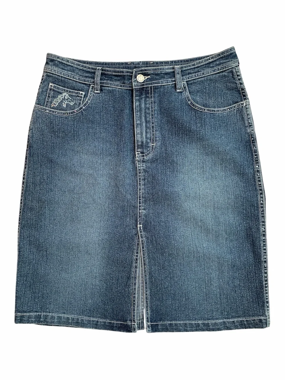 Jordache Vintage Denim Pencil Skirt